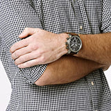 Fossil Nate Men’s Chronograph Watch – Smoke Stainless Steel Case