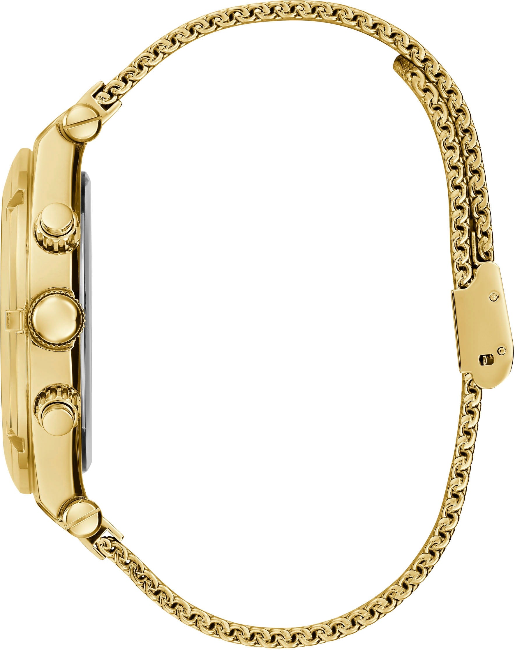 Guess Herren-Multifunktionsuhr, Edelstahlgehäuse 44 mm