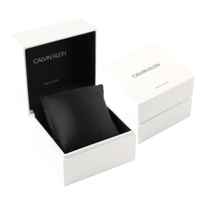 CK Calvin Klein K3g2312s Statel Black Dial Silver Tone Women's Watch One Size