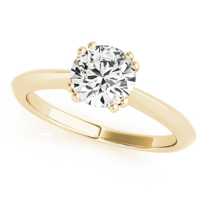  Round Cut Diamond Solitarie Engagement Ring