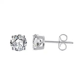 950 Platinum IGI Certified 2.00 Ct D/VS1 Lab grown Round Diamond Stud Earrings