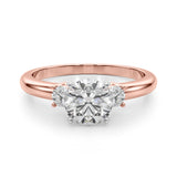 Lab-Grown 0.50-2.00ct Diamond Three Stone Engagement Ring