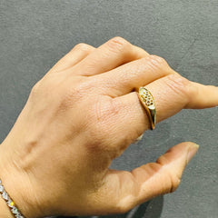 abundance jewellery ring minimalist gold ring