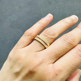 ruby diamond eternity band