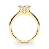 IGI Lab-Grown Oval Diamond 6 Prong Solitaire Engagement Ring, D Color VVS Clarity