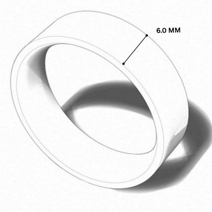 Flat Court Shape Plain Wedding Band for Women | UK Hallmarked Gold & Platinum Ring