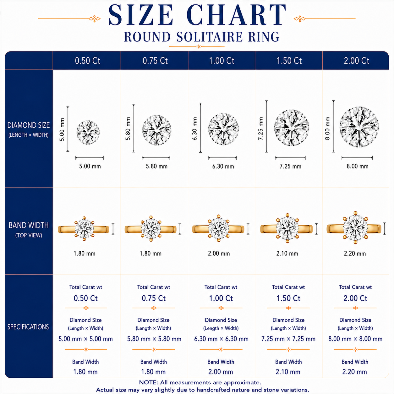 round diamond 6prong engagement ring for women