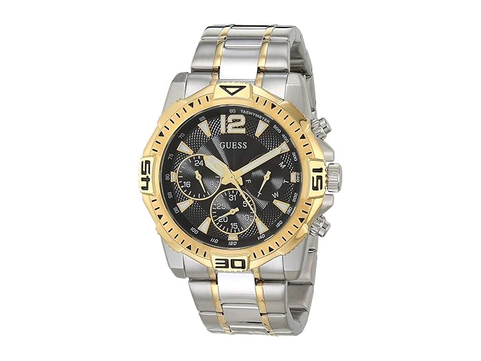 GUESS Men’s Watch GW0056G4 – 43 mm Two-Tone Stainless Steel Bracelet