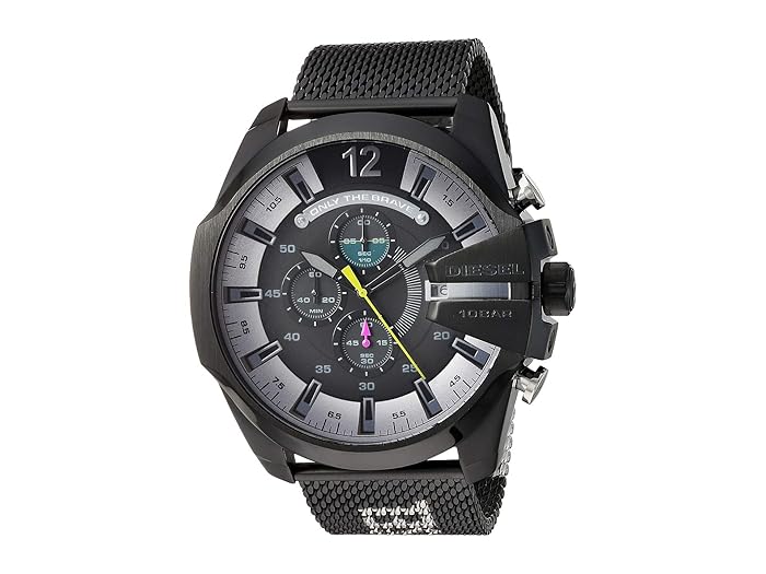 Diesel Mega Chief Chronograph Quartz Black Dial Men S Watch DZ4514