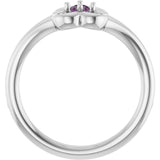 Round Alexandrite Youth Ring in Gold