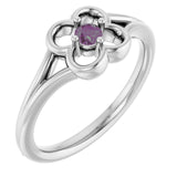 Round Alexandrite Youth Ring in Gold
