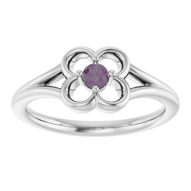 Round Alexandrite Youth Ring in Gold