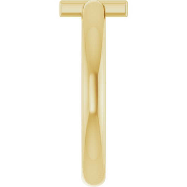 Round Pink Tourmaline Crosses Ring in Yellow Gold