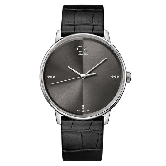CK Calvin Klein K2y2x1cu Men's Accent Watch Black One Size