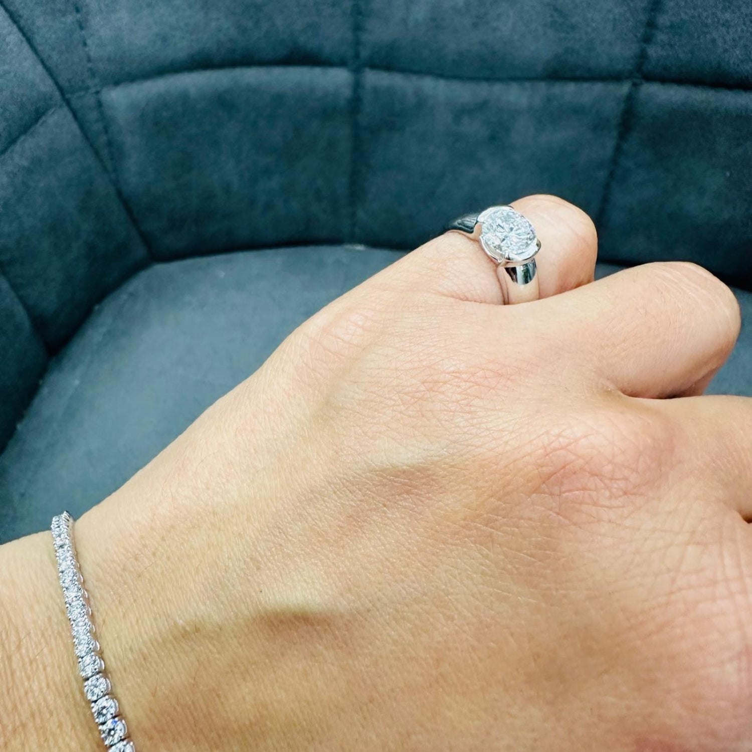 platinum engagement ring