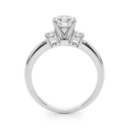Lab-Grown 0.50-2.00ct Diamond Three Stone Engagement Ring