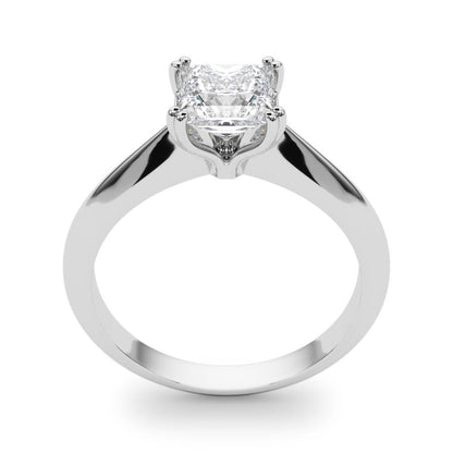  Princess Cut Diamond Four-Prong Heart Shaped Engagement Ring