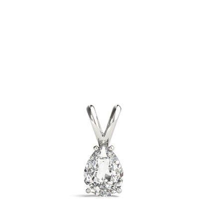 Pear Lab Grown Diamond Solitaire Pendant, D Color VVS Clarity 0.20 Ct To 2.00 Ct