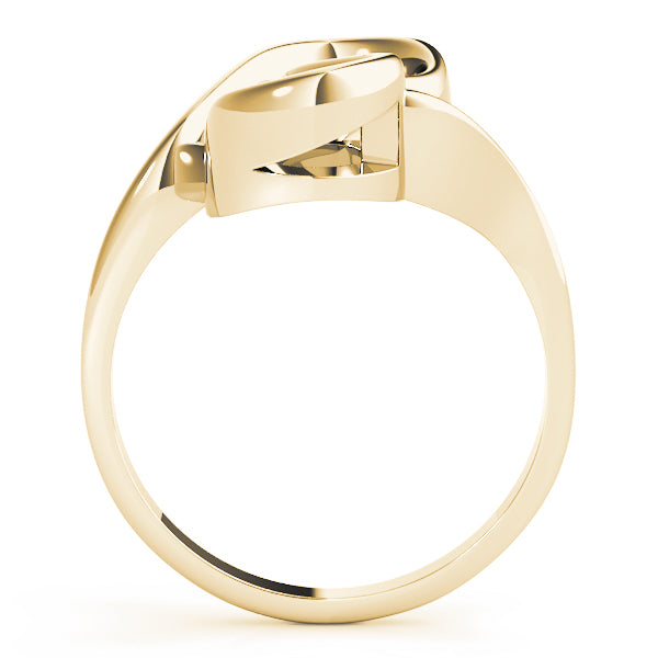 Artisan Solitaires Any Shape Round Diamond Engagement Ring — 9K/18K Gold & Platinum