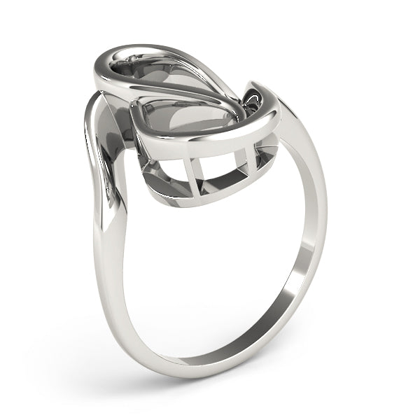 Artisan Solitaires Any Shape Round Diamond Engagement Ring — 9K/18K Gold & Platinum