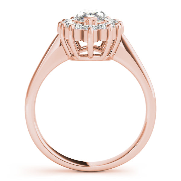 Sophisticated Color Rings Marquise Diamond Engagement Ring — 9K/18K Gold & Platinum