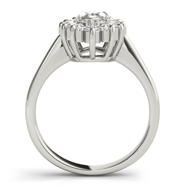 Sophisticated Color Rings Marquise Diamond Engagement Ring — 9K/18K Gold & Platinum