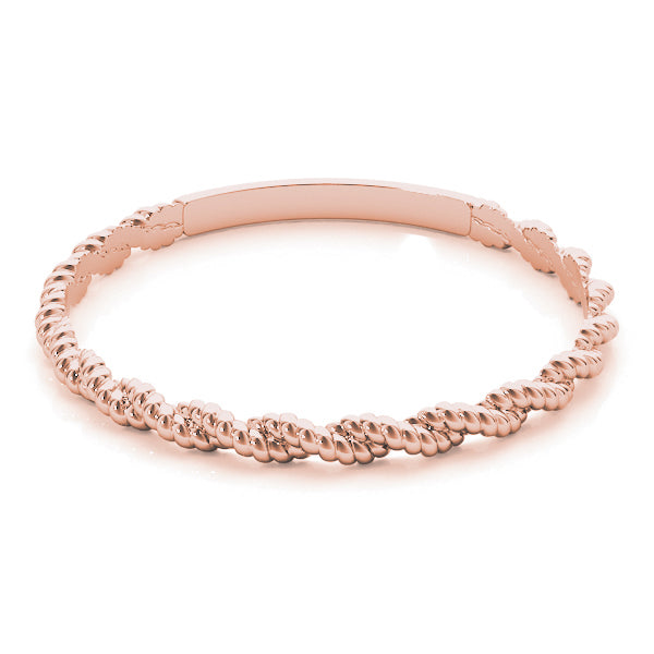 Twisting Braided Gold Band
