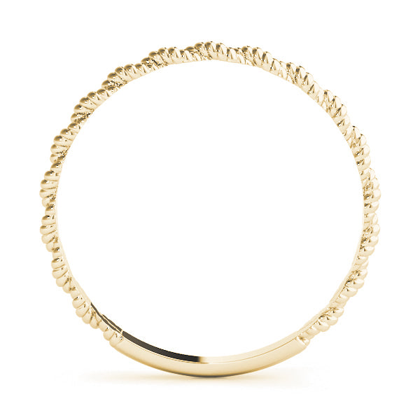 Twisting Braided Gold Band