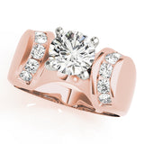 Enchanted Remounts Round Diamond Engagement Ring — 9K/18K Gold & Platinum
