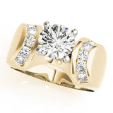 Enchanted Remounts Round Diamond Engagement Ring — 9K/18K Gold & Platinum