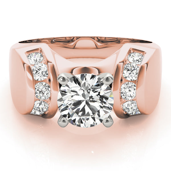 Enchanted Remounts Round Diamond Engagement Ring — 9K/18K Gold & Platinum