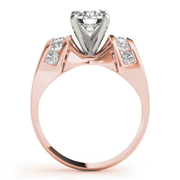 Enchanted Remounts Round Diamond Engagement Ring — 9K/18K Gold & Platinum