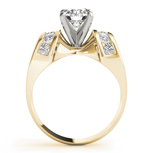 Enchanted Remounts Round Diamond Engagement Ring — 9K/18K Gold & Platinum