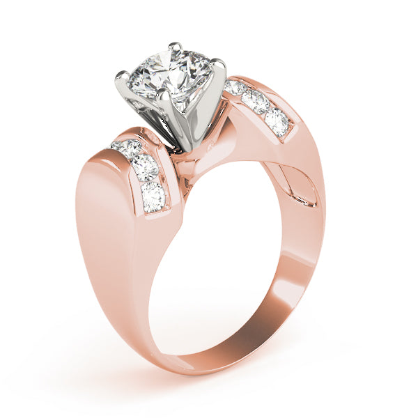 Enchanted Remounts Round Diamond Engagement Ring — 9K/18K Gold & Platinum