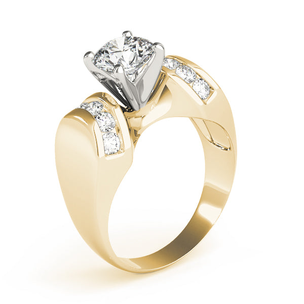 Enchanted Remounts Round Diamond Engagement Ring — 9K/18K Gold & Platinum