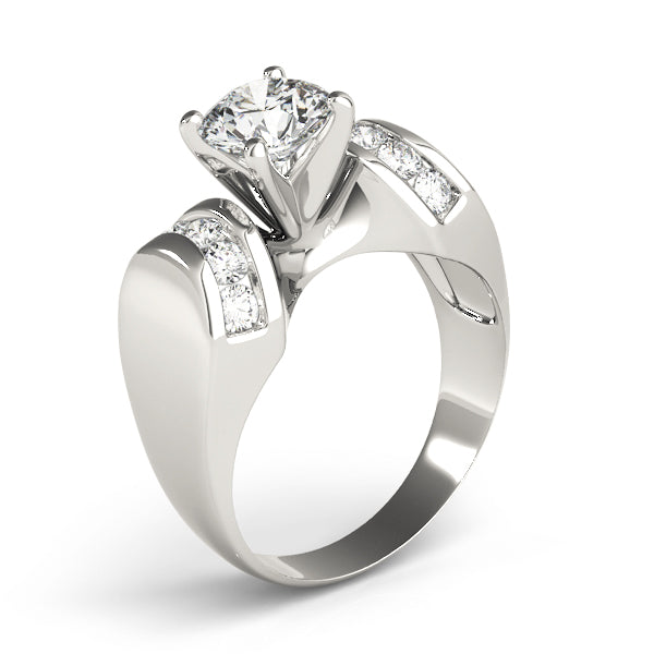 Enchanted Remounts Round Diamond Engagement Ring — 9K/18K Gold & Platinum