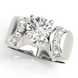 Enchanted Remounts Round Diamond Engagement Ring — 9K/18K Gold & Platinum