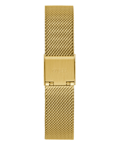 Guess Women's Analog Gold-Tone Stainless Steel Mesh Watch