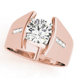 Pristine Remounts Round Diamond Engagement Ring — 9K/18K Gold & Platinum