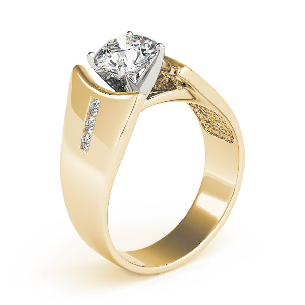 Pristine Remounts Round Diamond Engagement Ring — 9K/18K Gold & Platinum