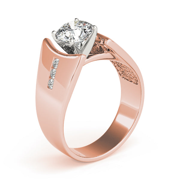 Pristine Remounts Round Diamond Engagement Ring — 9K/18K Gold & Platinum