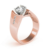 Pristine Remounts Round Diamond Engagement Ring — 9K/18K Gold & Platinum