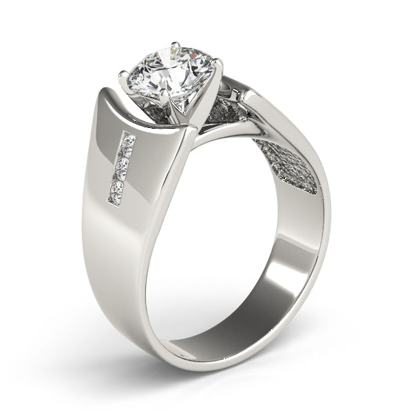 Pristine Remounts Round Diamond Engagement Ring — 9K/18K Gold & Platinum