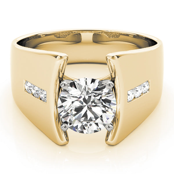 Pristine Remounts Round Diamond Engagement Ring — 9K/18K Gold & Platinum