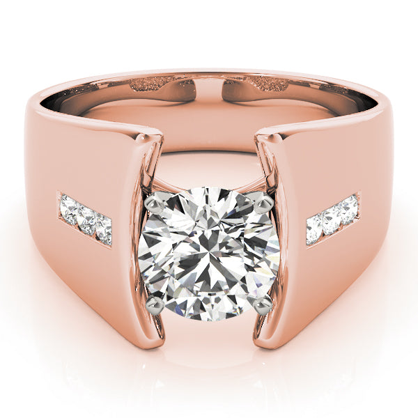 Pristine Remounts Round Diamond Engagement Ring — 9K/18K Gold & Platinum