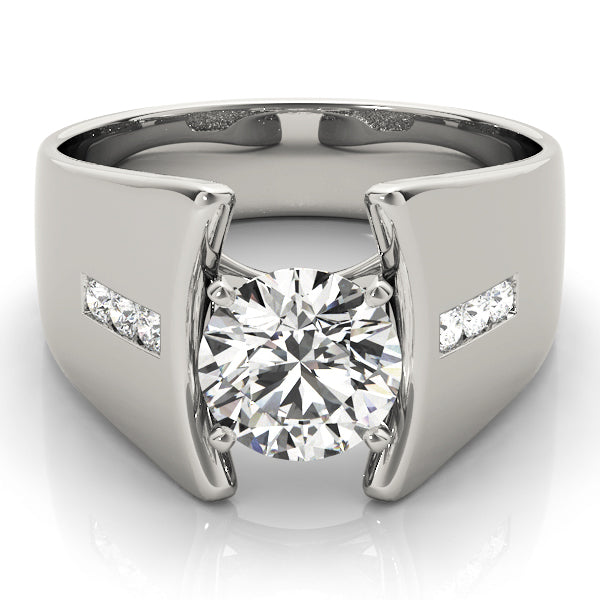 Pristine Remounts Round Diamond Engagement Ring — 9K/18K Gold & Platinum