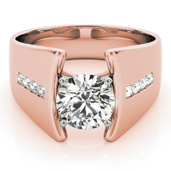 Pristine Remounts Round Diamond Engagement Ring — 9K/18K Gold & Platinum