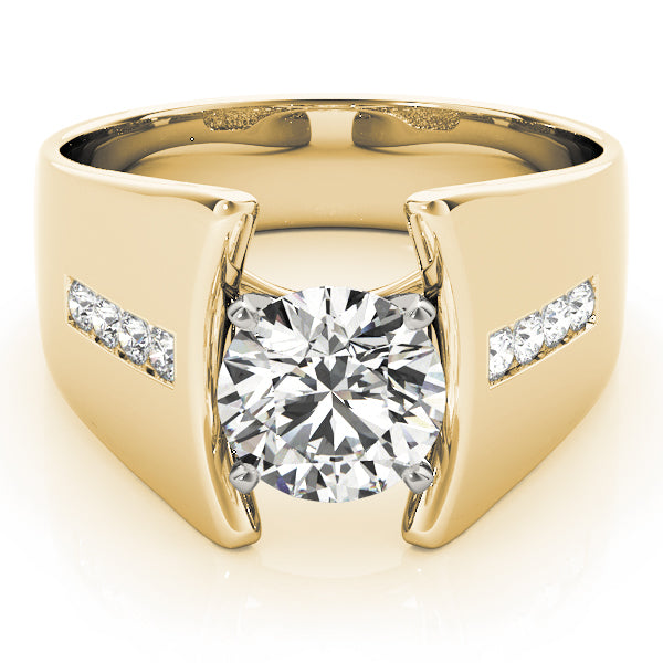 Pristine Remounts Round Diamond Engagement Ring — 9K/18K Gold & Platinum