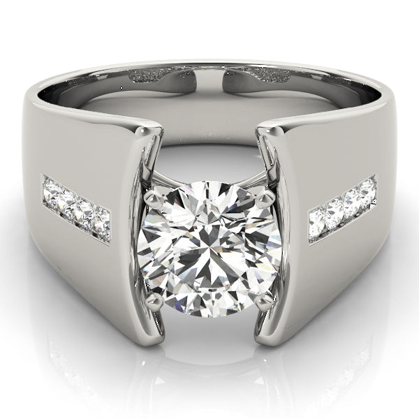Pristine Remounts Round Diamond Engagement Ring — 9K/18K Gold & Platinum