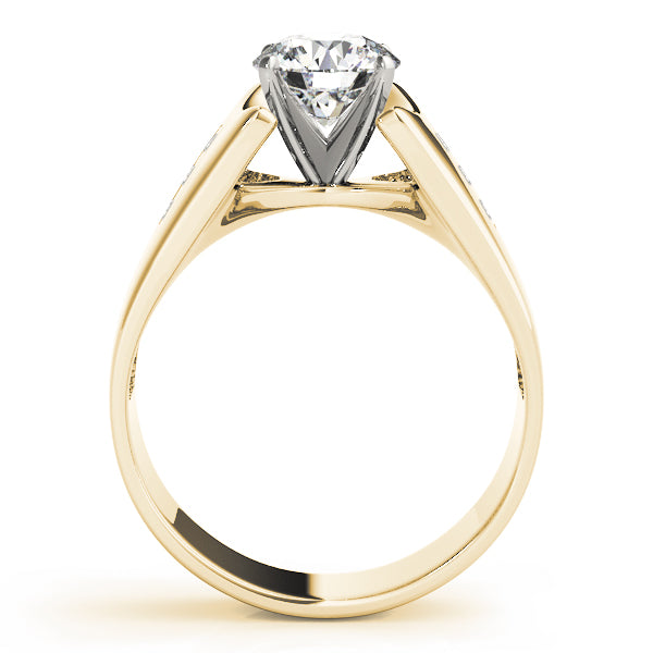 Pristine Remounts Round Diamond Engagement Ring — 9K/18K Gold & Platinum